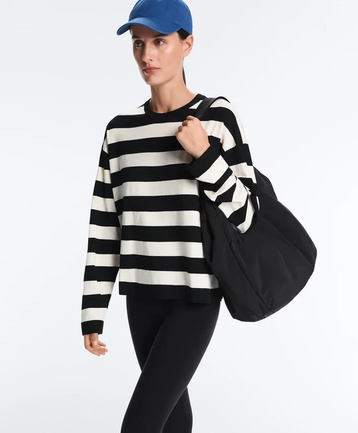 Maglione in maglia a righe Maglione in maglia a righe