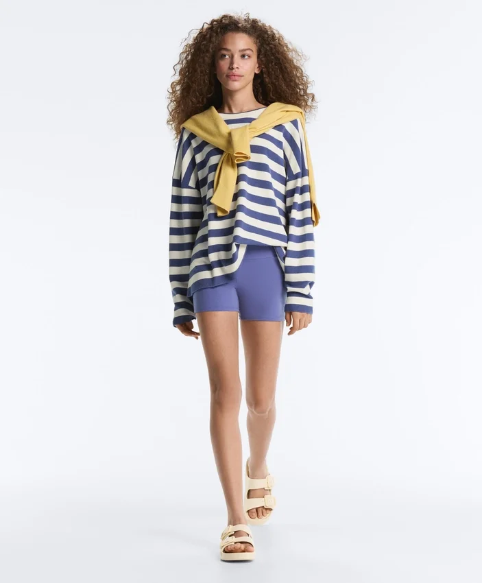 Maglione in maglia a righe Maglione in maglia a righe