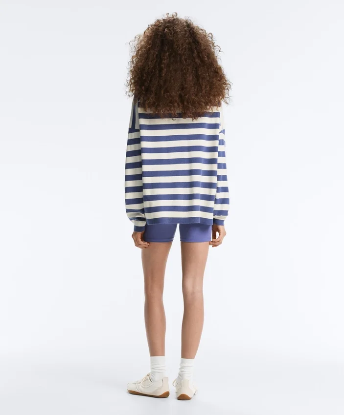 Maglione in maglia a righe Maglione in maglia a righe