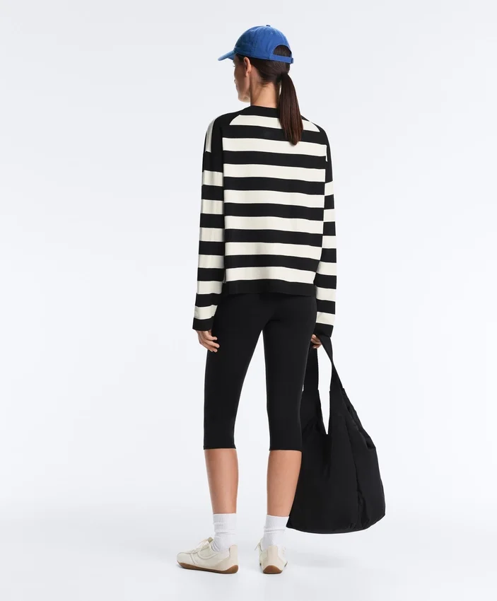 Maglione in maglia a righe Maglione in maglia a righe