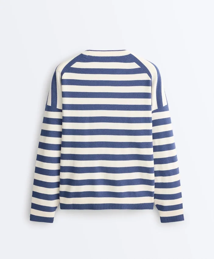 Maglione in maglia a righe Maglione in maglia a righe