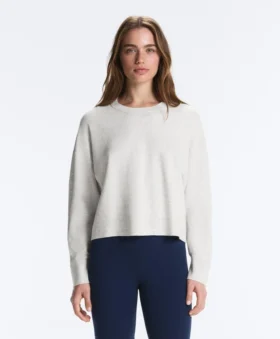 Maglione in maglia con collo rotondo