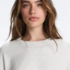 Maglione in maglia con collo rotondo Maglione in maglia con collo rotondo
