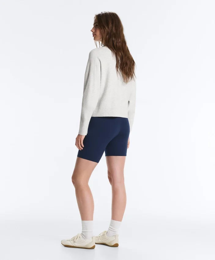Maglione in maglia con collo rotondo Maglione in maglia con collo rotondo