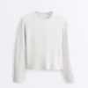 Maglione in maglia con collo rotondo Maglione in maglia con collo rotondo