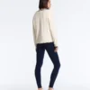 Maglione in maglia con scollo a V a contrasto Maglione in maglia con scollo a V a contrasto