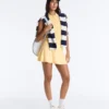 Maglione senza maniche a maglia larga Maglione senza maniche a maglia larga