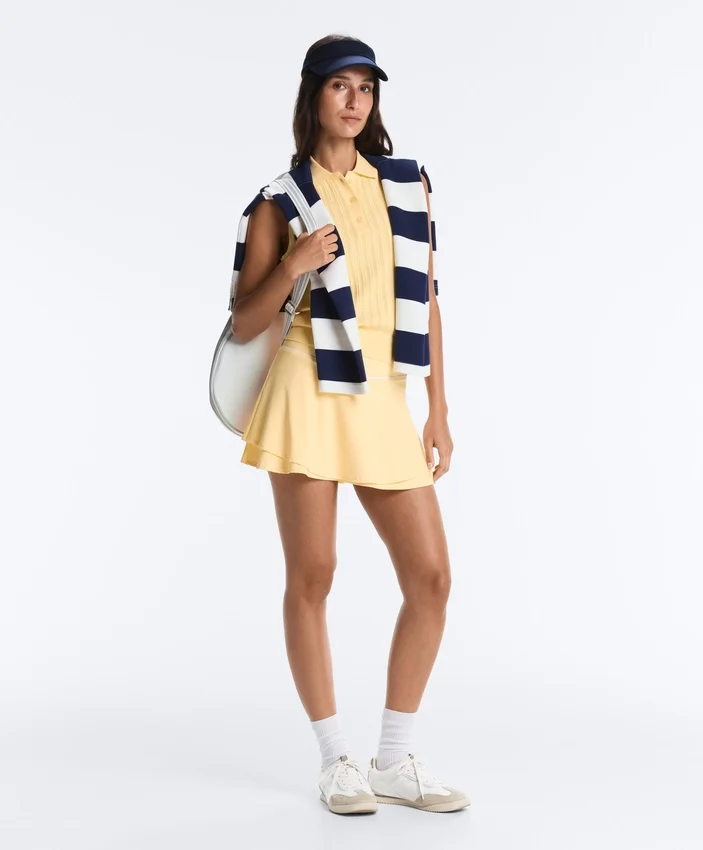 Maglione senza maniche a maglia larga Maglione senza maniche a maglia larga