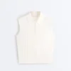 Maglione senza maniche a maglia larga Maglione senza maniche a maglia larga