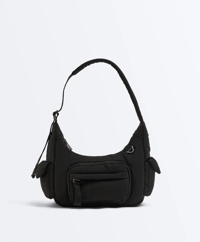 Mini borsa con tasche maxi Mini borsa con tasche maxi