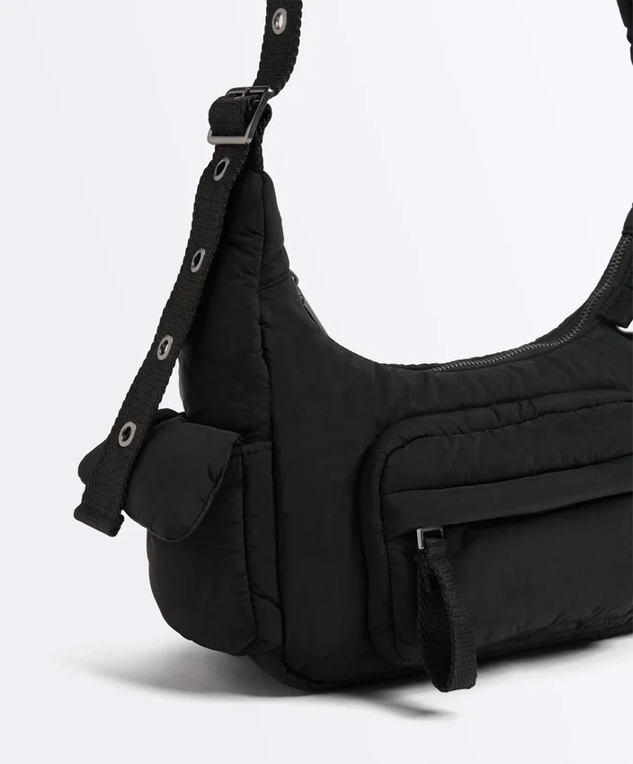 Mini borsa con tasche maxi Mini borsa con tasche maxi