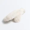 Muffole in pelliccia sintetica con cordino