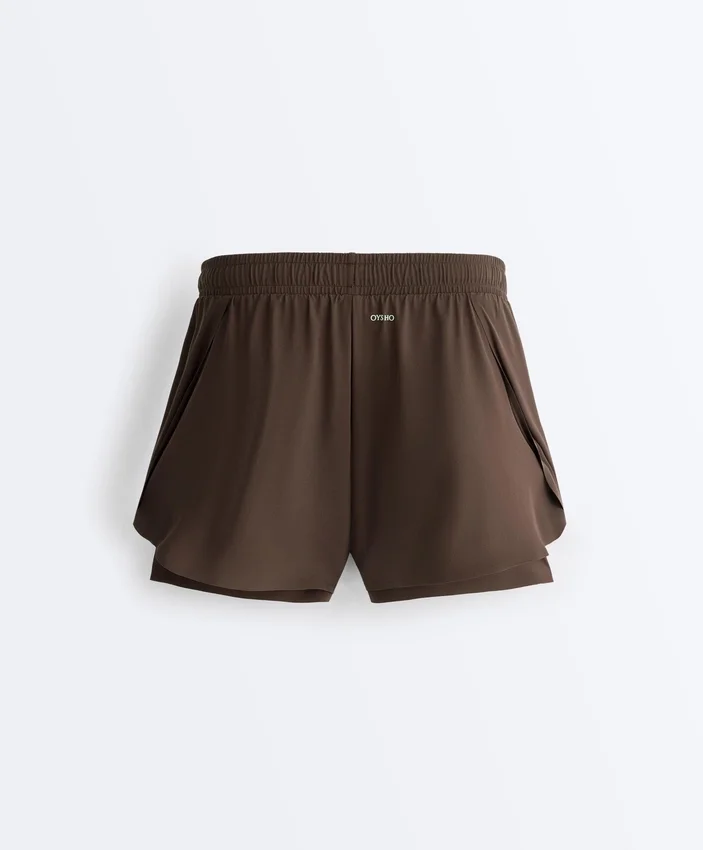 Pantaloncini 2 in 1 a vita media Light Touch Pantaloncini 2 in 1 a vita media Light Touch