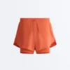 Pantaloncini 2 in 1 a vita media Light Touch Pantaloncini 2 in 1 a vita media Light Touch
