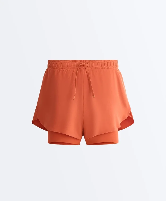 Pantaloncini 2 in 1 a vita media Light Touch Pantaloncini 2 in 1 a vita media Light Touch