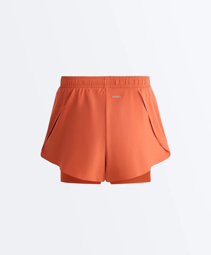 Pantaloncini 2 in 1 a vita media Light Touch Pantaloncini 2 in 1 a vita media Light Touch
