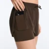 Pantaloncini 2 in 1 a vita media Light Touch Pantaloncini 2 in 1 a vita media Light Touch