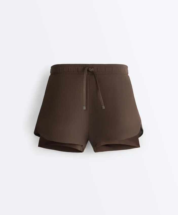 Pantaloncini 2 in 1 a vita media Light Touch Pantaloncini 2 in 1 a vita media Light Touch
