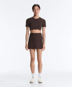 Pantaloncini a onde a vita alta Compressive