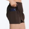 Pantaloncini a onde a vita alta Compressive