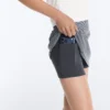 Pantaloncini a righe a vita alta Evermove