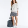 Pantaloncini a righe a vita alta Evermove