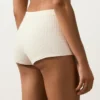 Pantaloncini da bikini a vita alta in crochet con texture a bolle Pantaloncini da bikini a vita alta in crochet con texture a bolle