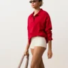 Pantaloncini da bikini a vita alta in crochet con texture a bolle Pantaloncini da bikini a vita alta in crochet con texture a bolle
