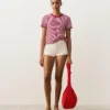 Pantaloncini da bikini a vita alta in crochet con texture a bolle Pantaloncini da bikini a vita alta in crochet con texture a bolle