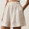 Pantaloncini in 100% lino