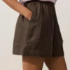 Pantaloncini in 100% lino