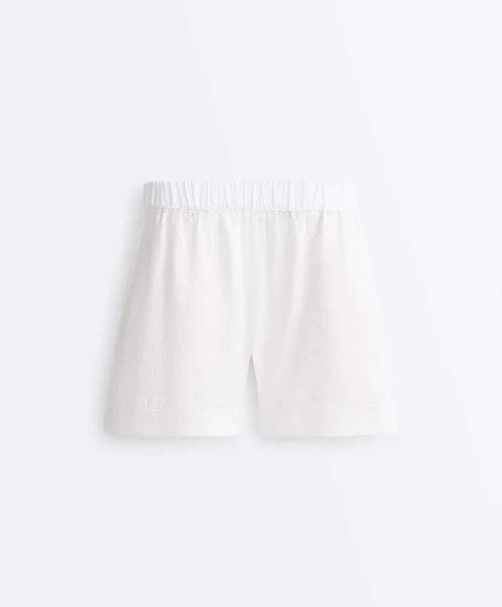 Pantaloncini in 100% lino Pantaloncini in 100% lino