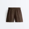 Pantaloncini in 100% lino
