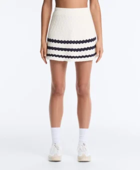 Pantaloncini in maglia a onde