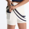 Pantaloncini in maglia a onde
