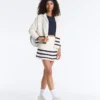 Pantaloncini in maglia a onde