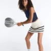 Pantaloncini in maglia a onde