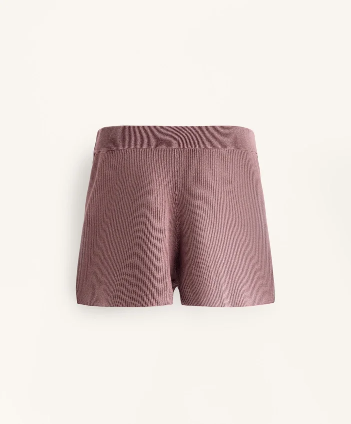 Pantaloncini in maglia lavata Pantaloncini in maglia lavata