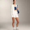Giacca con cappuccio in maglia lavata
