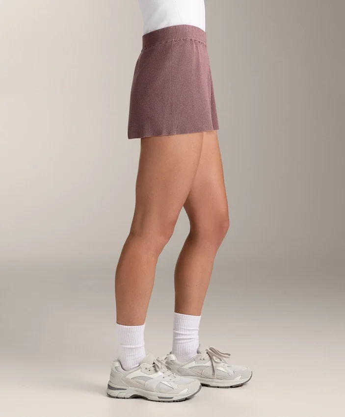 Pantaloncini in maglia lavata Pantaloncini in maglia lavata
