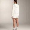 Giacca con cappuccio in maglia lavata