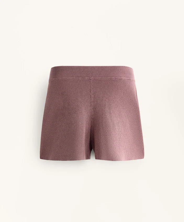 Pantaloncini in maglia lavata Pantaloncini in maglia lavata