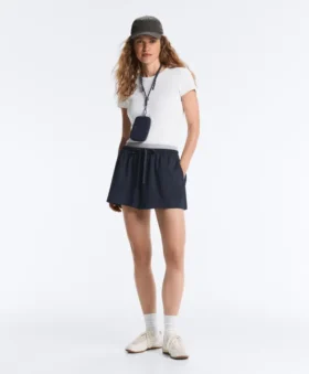 Pantaloncini in piqué di cotone gessato
