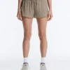 Pantaloncini tecnici 2 in 1 a vita media a quadri Pantaloncini tecnici 2 in 1 a vita media a quadri