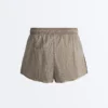 Pantaloncini tecnici 2 in 1 a vita media a quadri Pantaloncini tecnici 2 in 1 a vita media a quadri