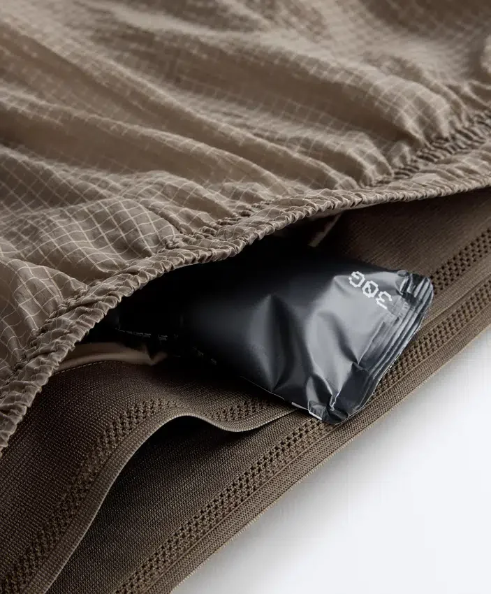 Pantaloncini tecnici 2 in 1 a vita media a quadri Pantaloncini tecnici 2 in 1 a vita media a quadri