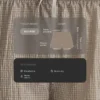 Pantaloncini tecnici 2 in 1 a vita media a quadri Pantaloncini tecnici 2 in 1 a vita media a quadri