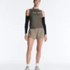 Pantaloncini tecnici 2 in 1 a vita media a quadri Pantaloncini tecnici 2 in 1 a vita media a quadri