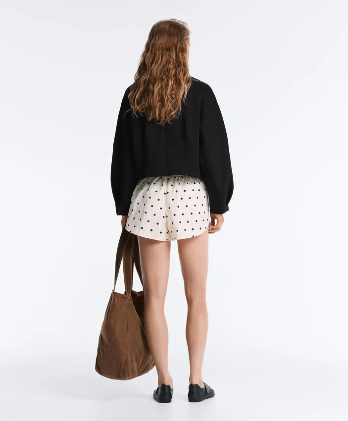 Pantaloncini tecnici a pois Pantaloncini tecnici a pois