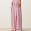Pantaloni a gamba dritta a righe
